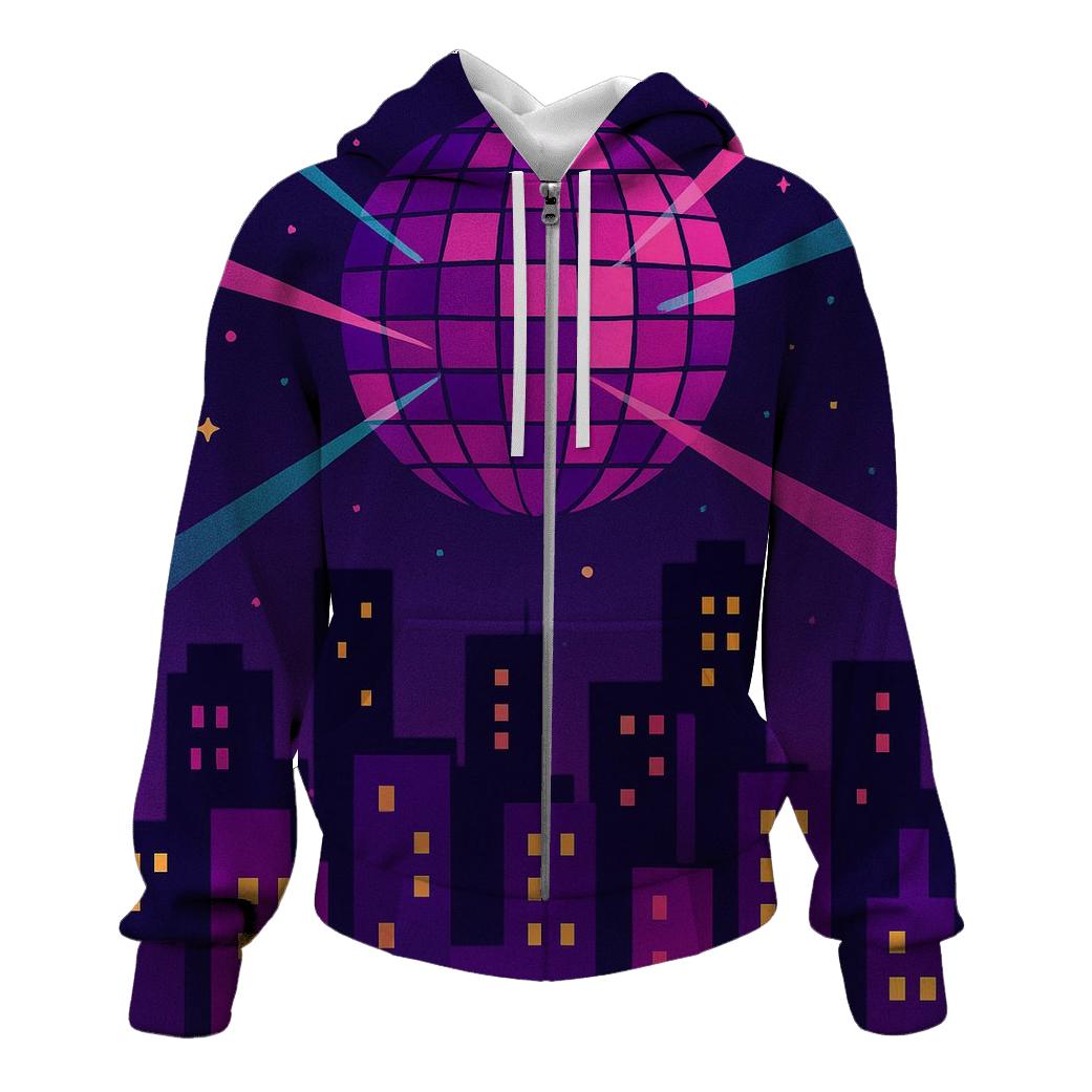 Disco City Skyline hoodies fashion