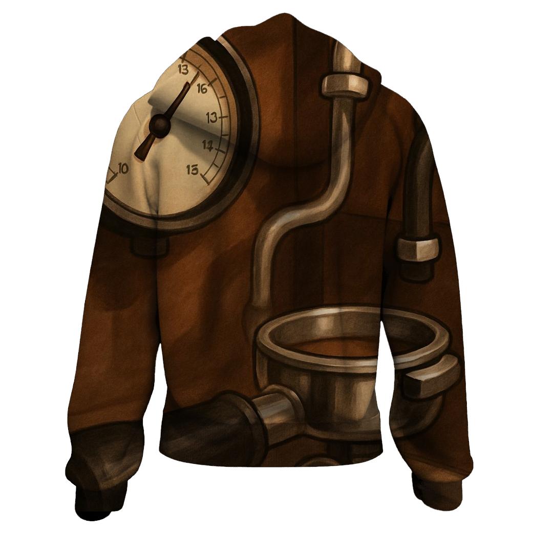 Pressure Gauge Espresso lightweight hoodies