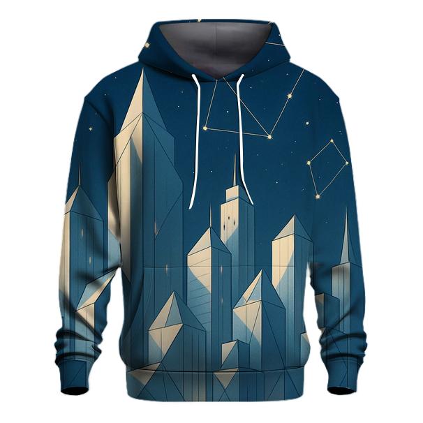 Celestial Origami City heavyweight hoodies