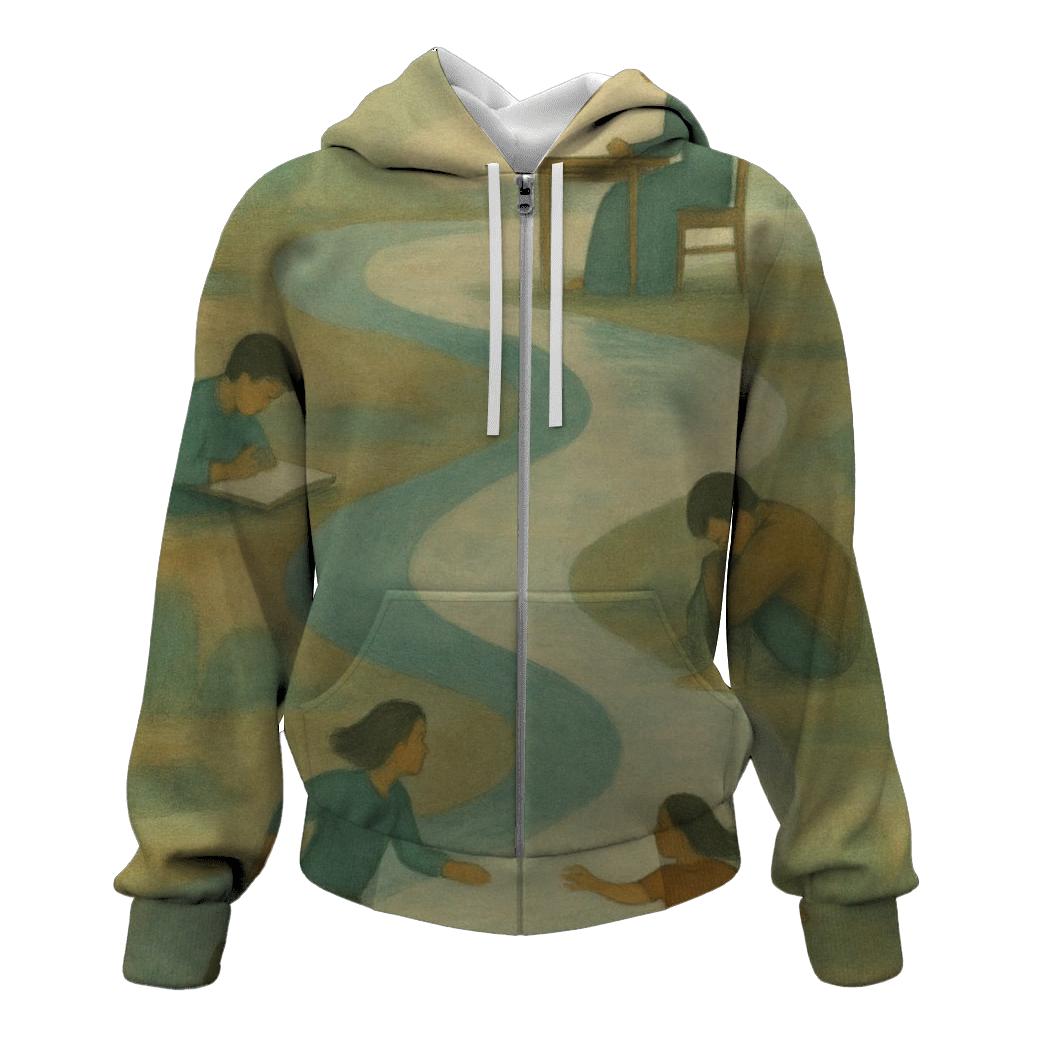 Her Patience The Quiet River Beneath Your Days designer hoodies