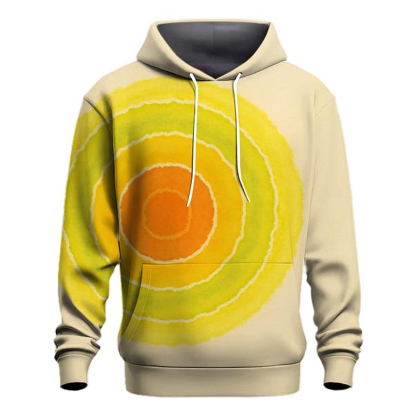 Citrus Offset Bullseye Burst pullover hoodies