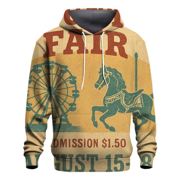Faded County Fair Poster hoodie designs
