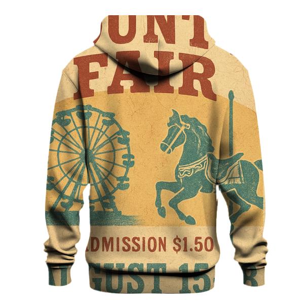 Faded County Fair Poster hoodie designs