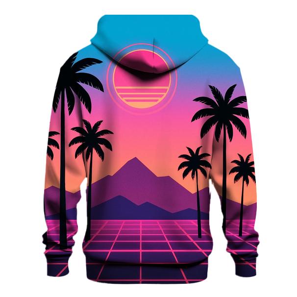 Laser Palm Mirage printed hoodies