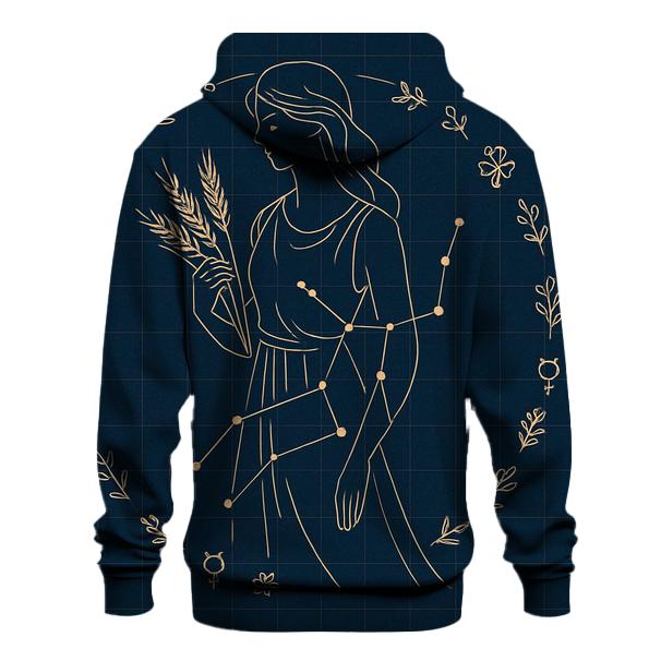 Starlit Virgo Garden Diagram hoodies fashion