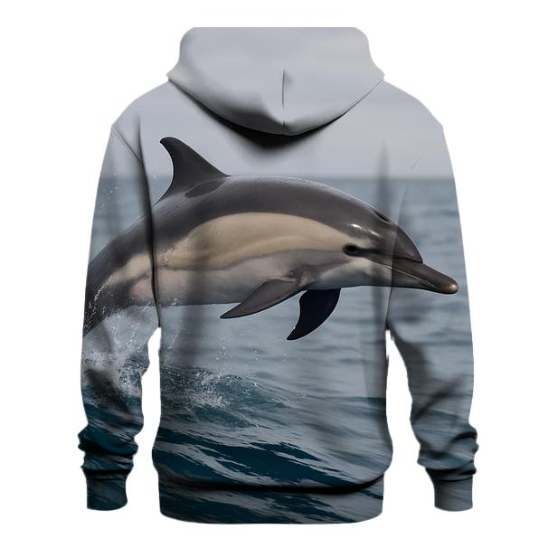 Common Dolphin In Steel Blue Swell pullover hoodies