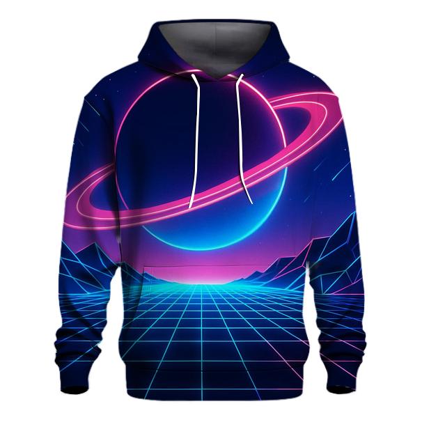 Retro Orbital Arcade Grid designer hoodies