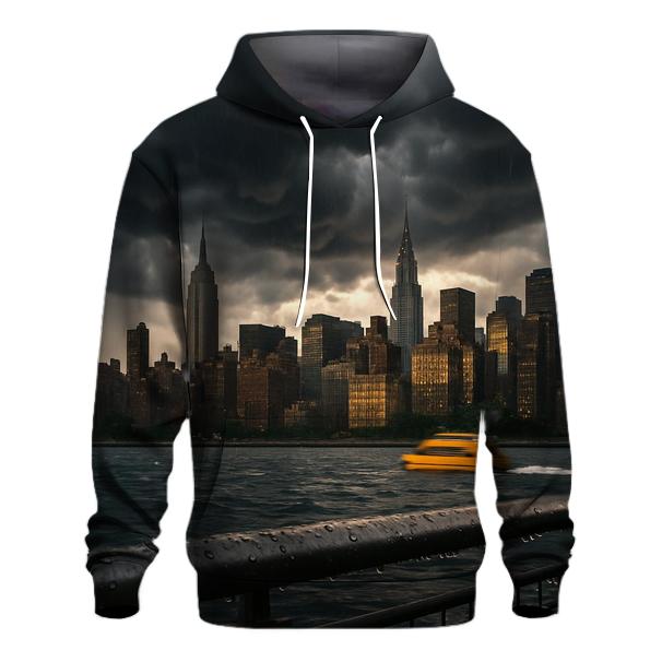 Summer Storm Rolling Over Midtown custom hoodies