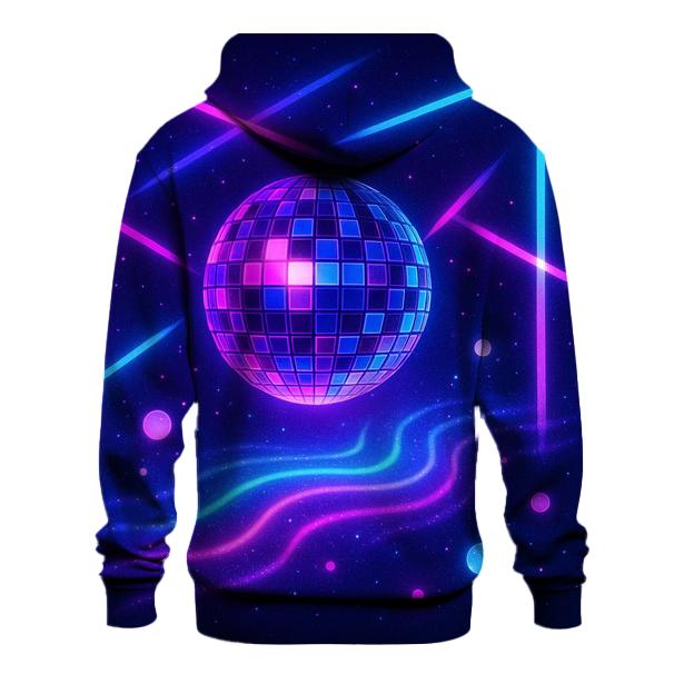 Neon Mirage Disco Grid hoodie trends