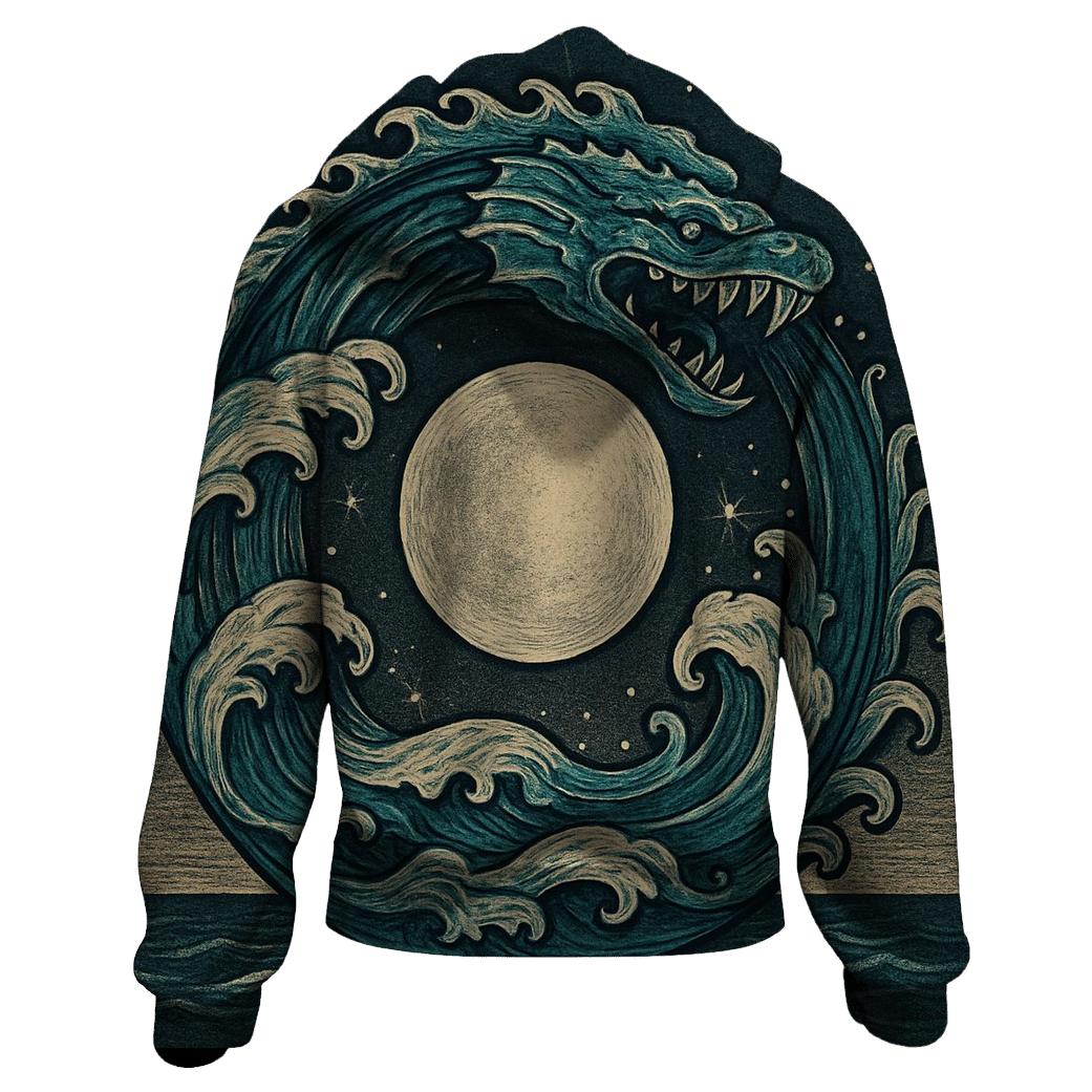 Tidal Moon Ouroboros designer hoodies