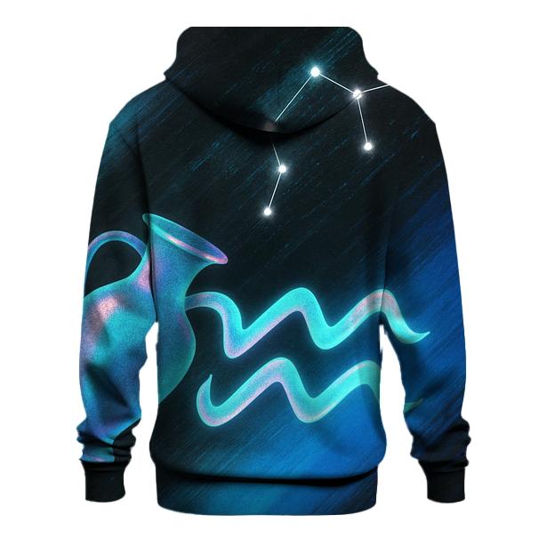 Aquarius Holographic Water Code hoodie trends