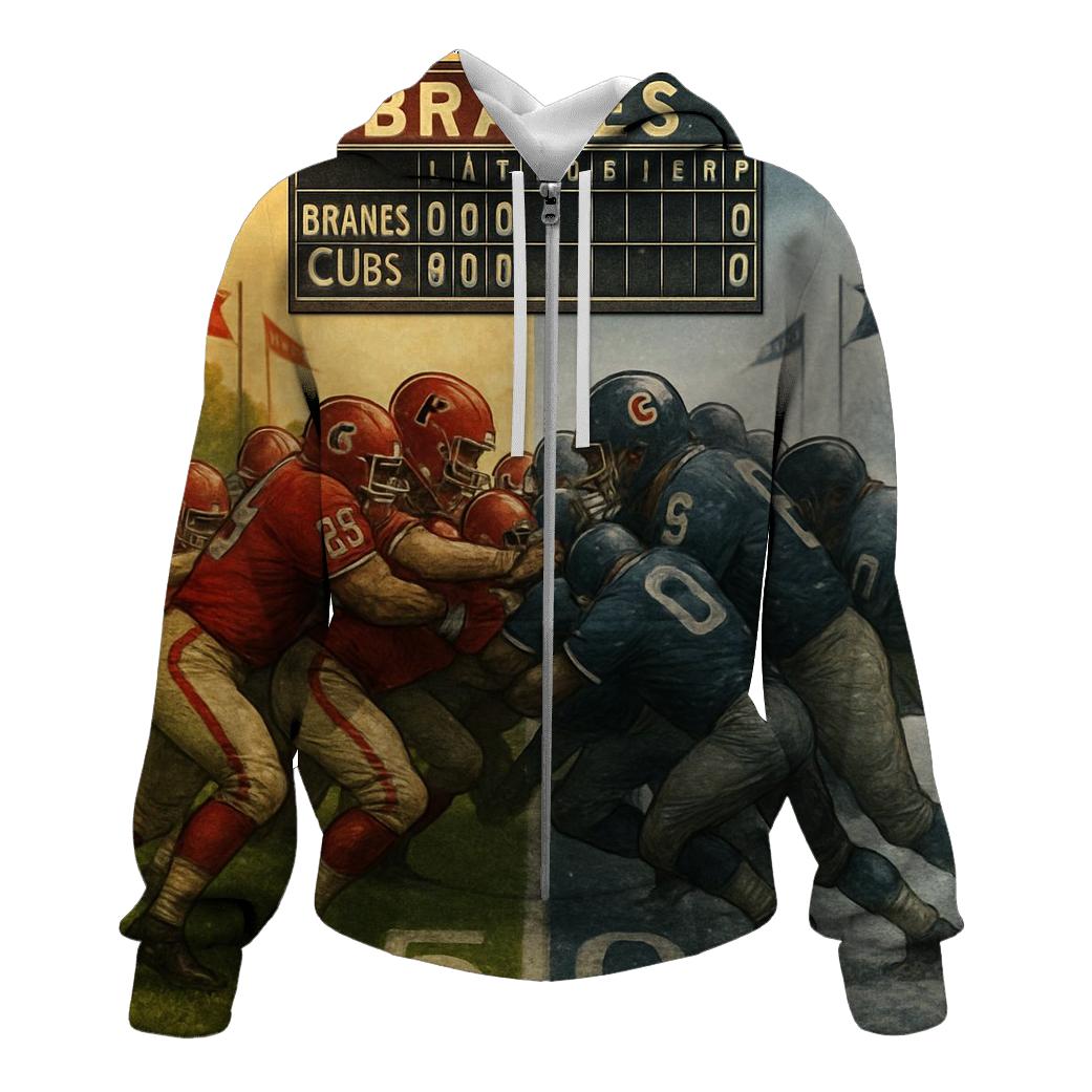 Stadium Of Two Seasons Braves Cubs Divide designer hoodies