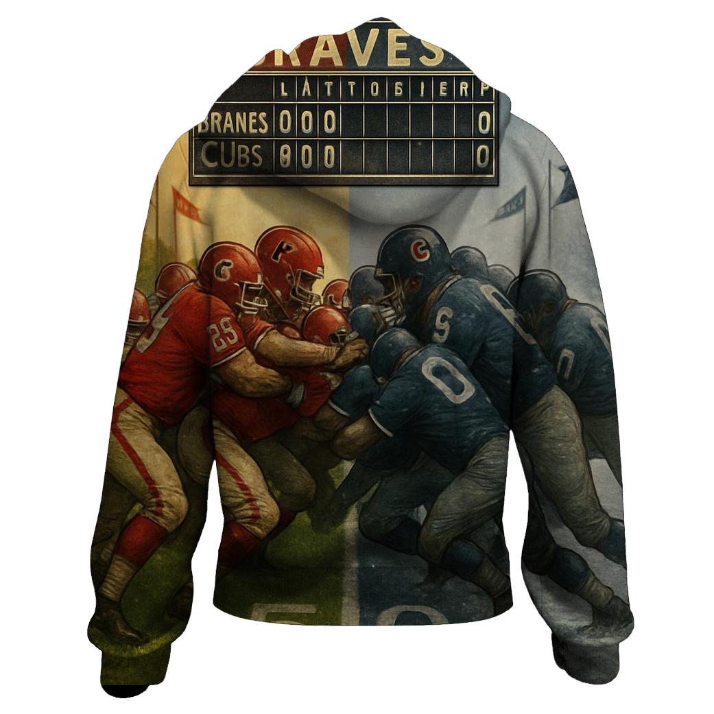 Stadium Of Two Seasons Braves Cubs Divide designer hoodies