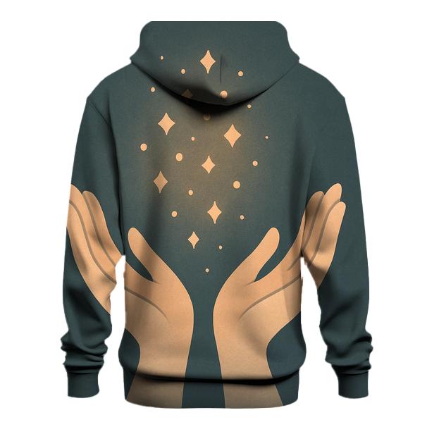 Hands Of Quiet Blessing premium hoodies