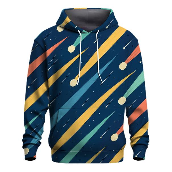 Comet Trail Fan Array graphic hoodies