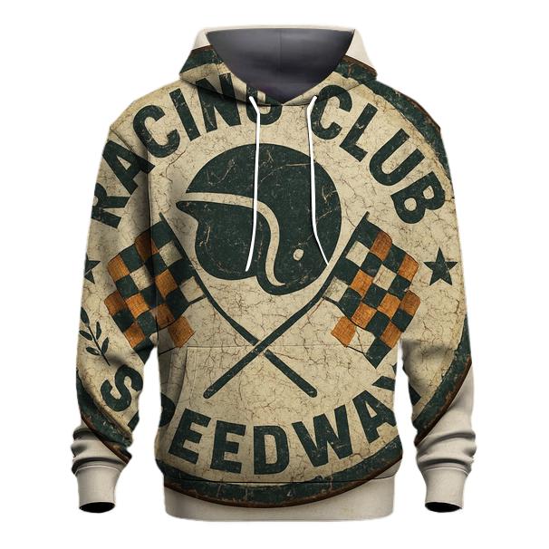 Old Racing Club Badge Emblem printed hoodies