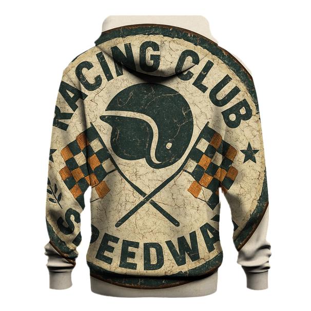 Old Racing Club Badge Emblem printed hoodies