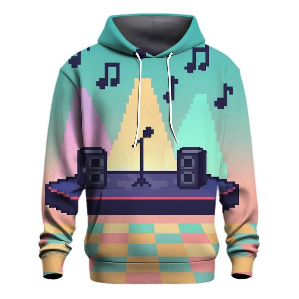 Pixel Stage Dreamscape graphic hoodies