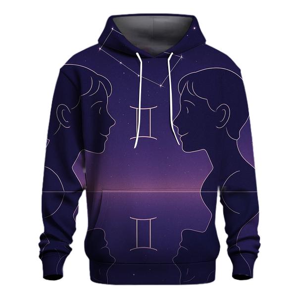Gemini Mirror Sky Twin Paths hoodies fashion