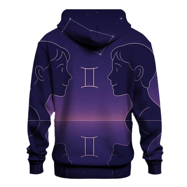 Gemini Mirror Sky Twin Paths hoodies fashion