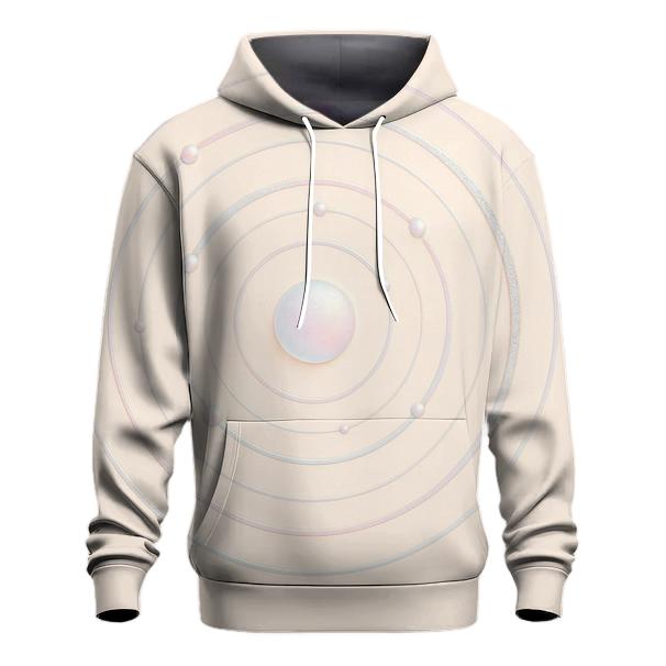 Opaline Halo Orbits graphic hoodies