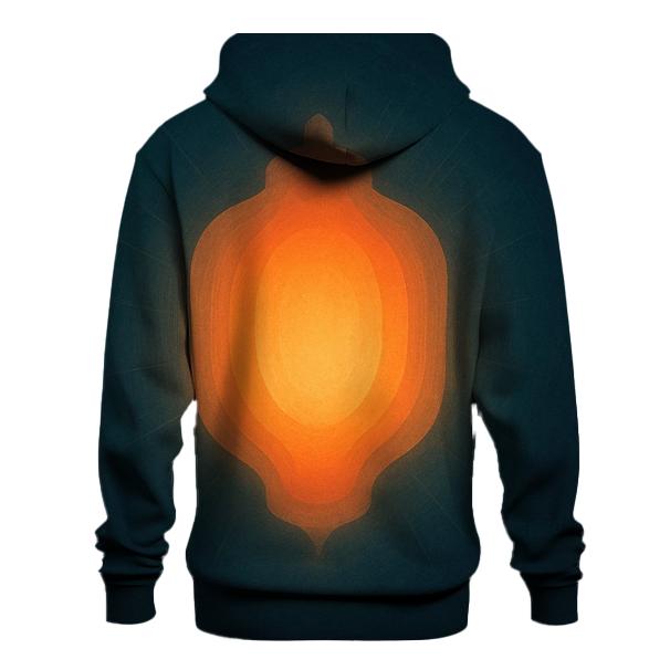Inner Lantern Glow embroidered hoodies
