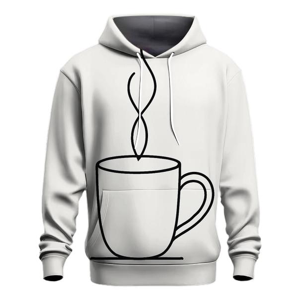 Minimal Steam Linework custom hoodies