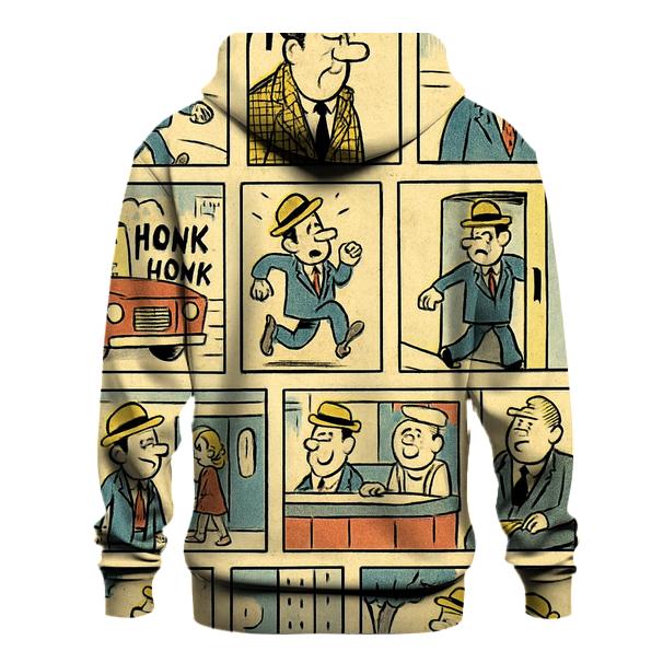 Classic Newspaper Comic Strip Page lightweight hoodies
