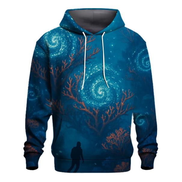 Cosmic Coral Reef custom hoodies