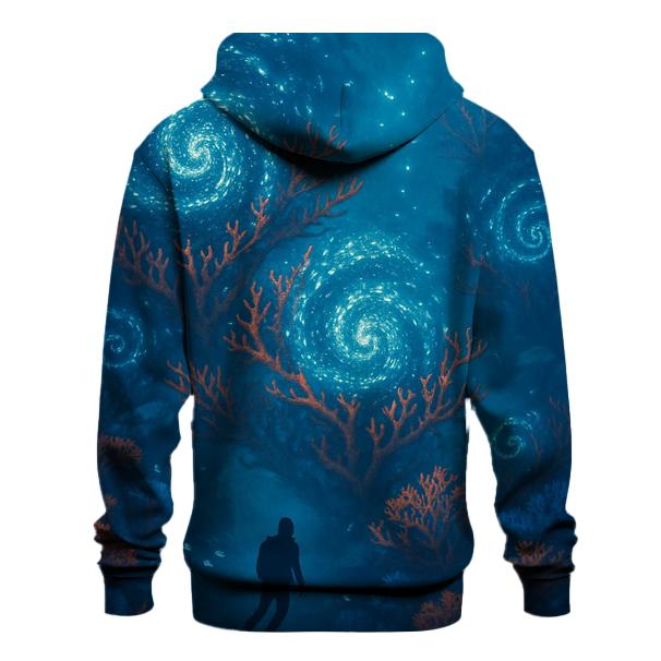 Cosmic Coral Reef custom hoodies