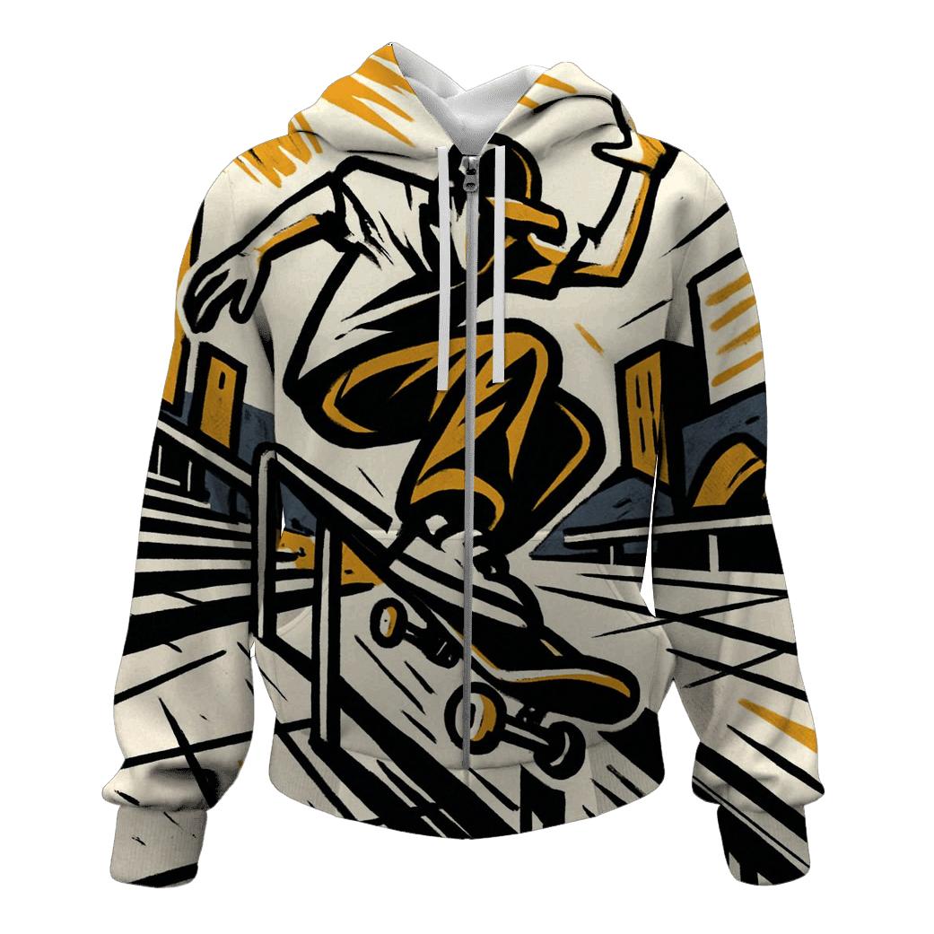 Street Skateboarding Lines heavyweight hoodies