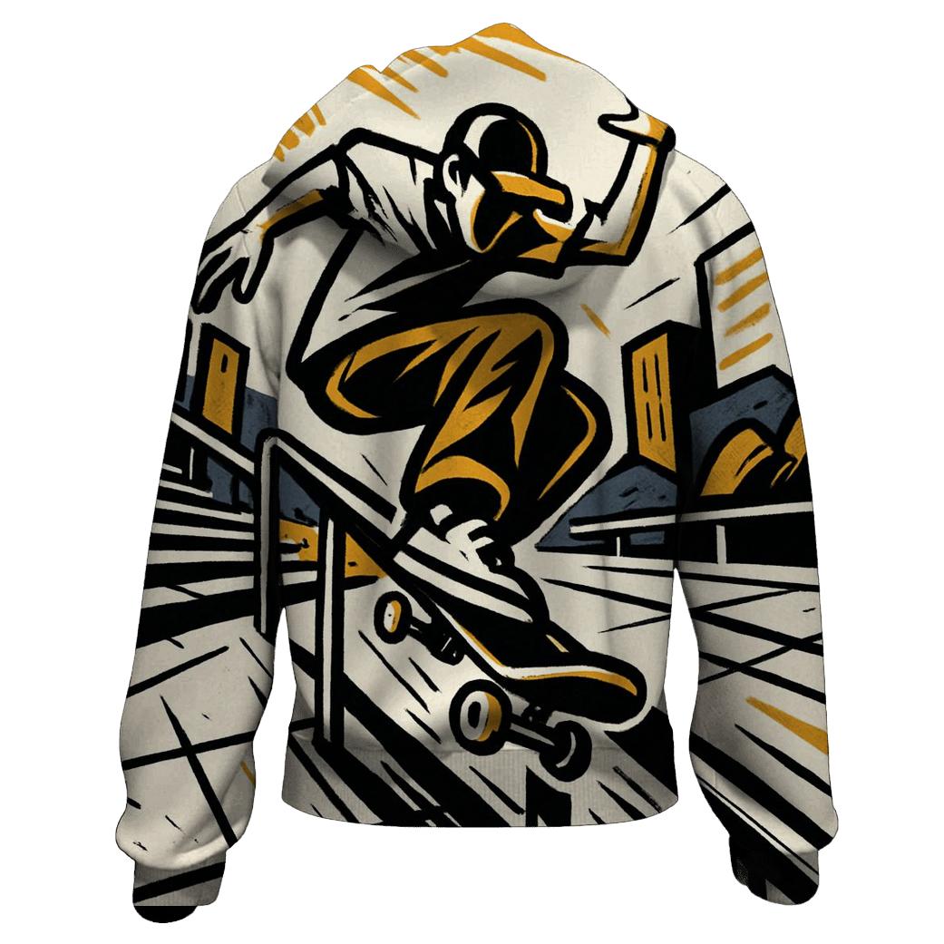 Street Skateboarding Lines heavyweight hoodies