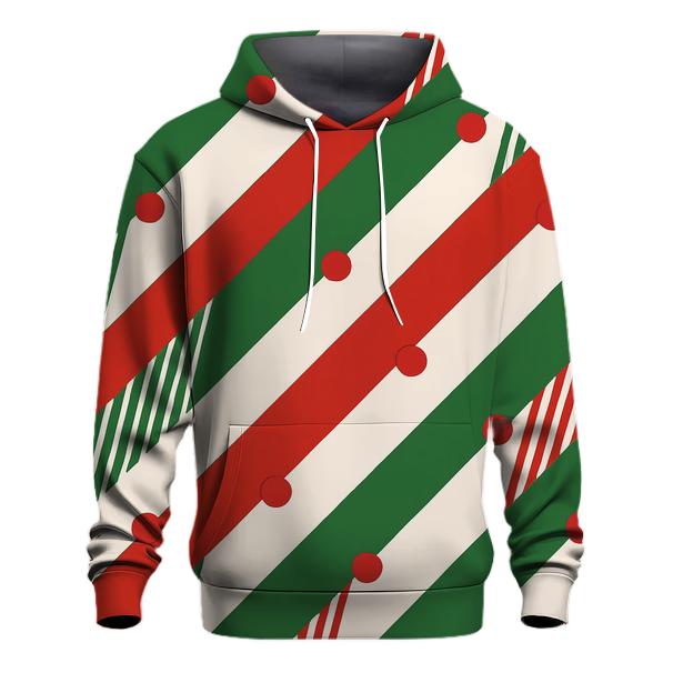 Candy Cane Wave Rhythm pullover hoodies