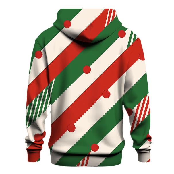 Candy Cane Wave Rhythm pullover hoodies