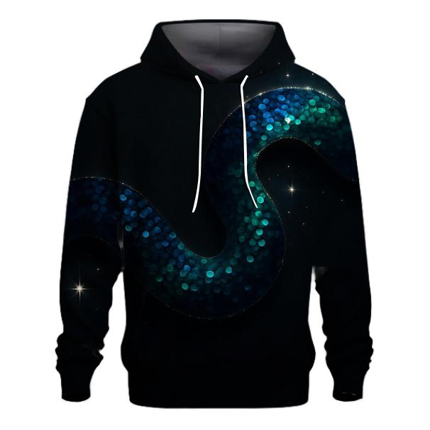 Midnight Serpent Shimmer premium hoodies