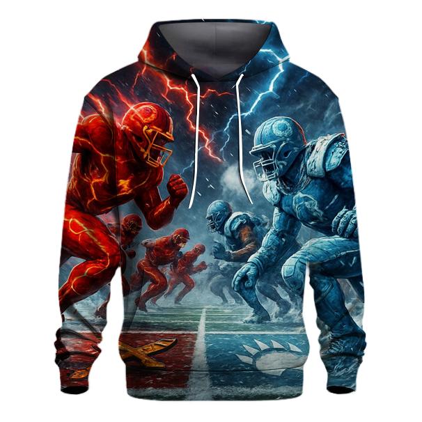 Braves Lightning Blitz Versus Cubs Frost Line heavyweight hoodies