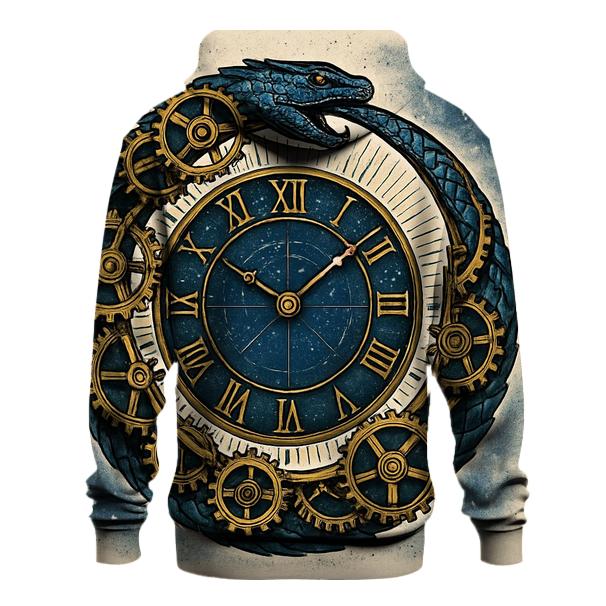 Celestial Clockwork Ouroboros lightweight hoodies