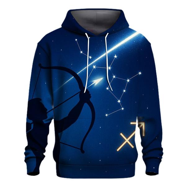 Sagittarius Archer Comet Trail lightweight hoodies