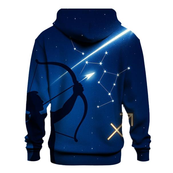 Sagittarius Archer Comet Trail lightweight hoodies