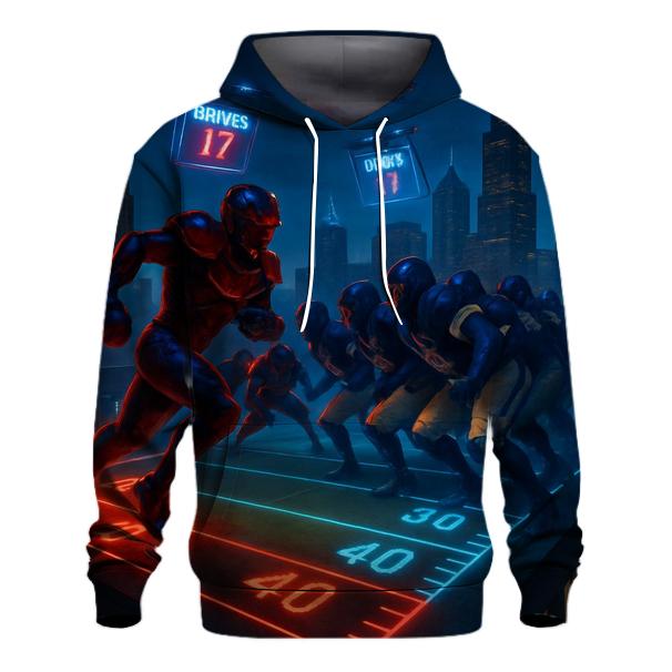 Skyline Showdown Braves Rush Cubs Wall printed hoodies