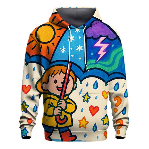 Umbrella Of Possible Weather zip-up hoodies