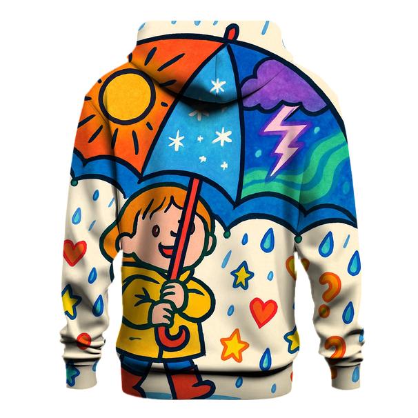 Umbrella Of Possible Weather zip-up hoodies