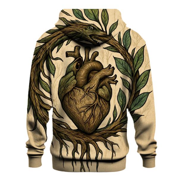 Forest Heart Ouroboros zip-up hoodies