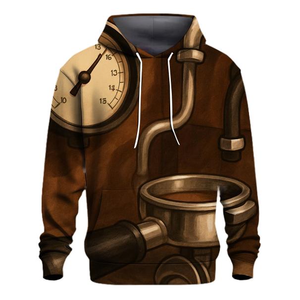 Pressure Gauge Espresso custom hoodies