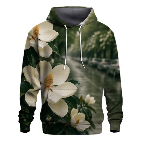 Rain Soaked Magnolias In Southern Boulevard hoodie designs