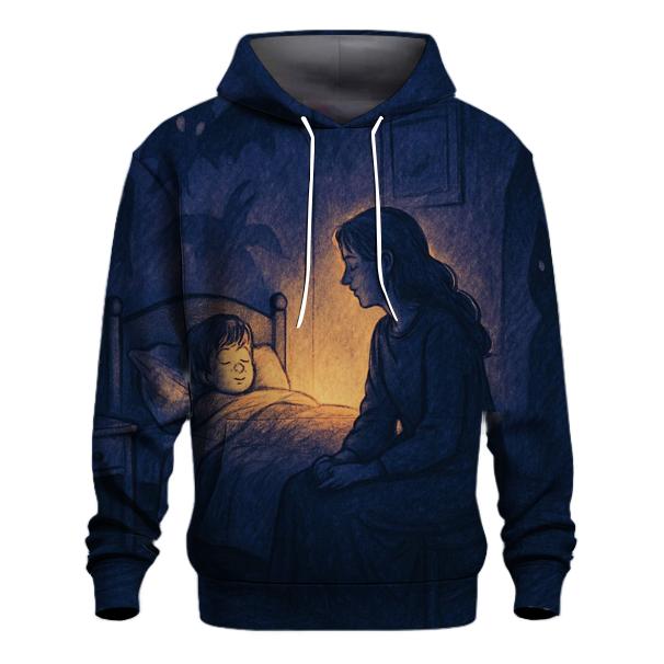 Her Voice That Turns Fear Into Morning Light lightweight hoodies