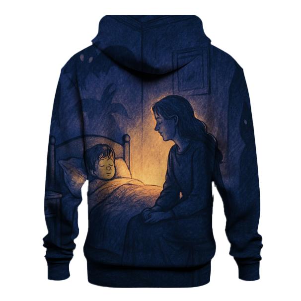 Her Voice That Turns Fear Into Morning Light lightweight hoodies