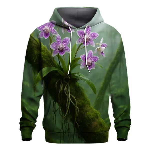 Orchid Roots In Misty Cloud Forest lightweight hoodies