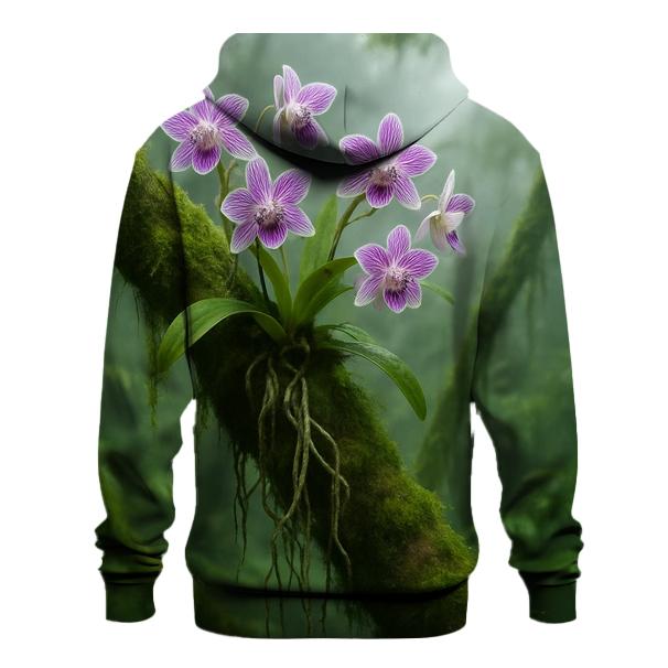 Orchid Roots In Misty Cloud Forest lightweight hoodies