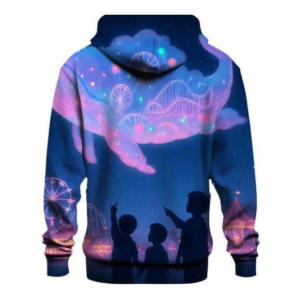 Cosmic Carnival Cloud Whale hoodies fashion